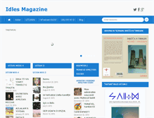 Tablet Screenshot of idlesmagazine.com